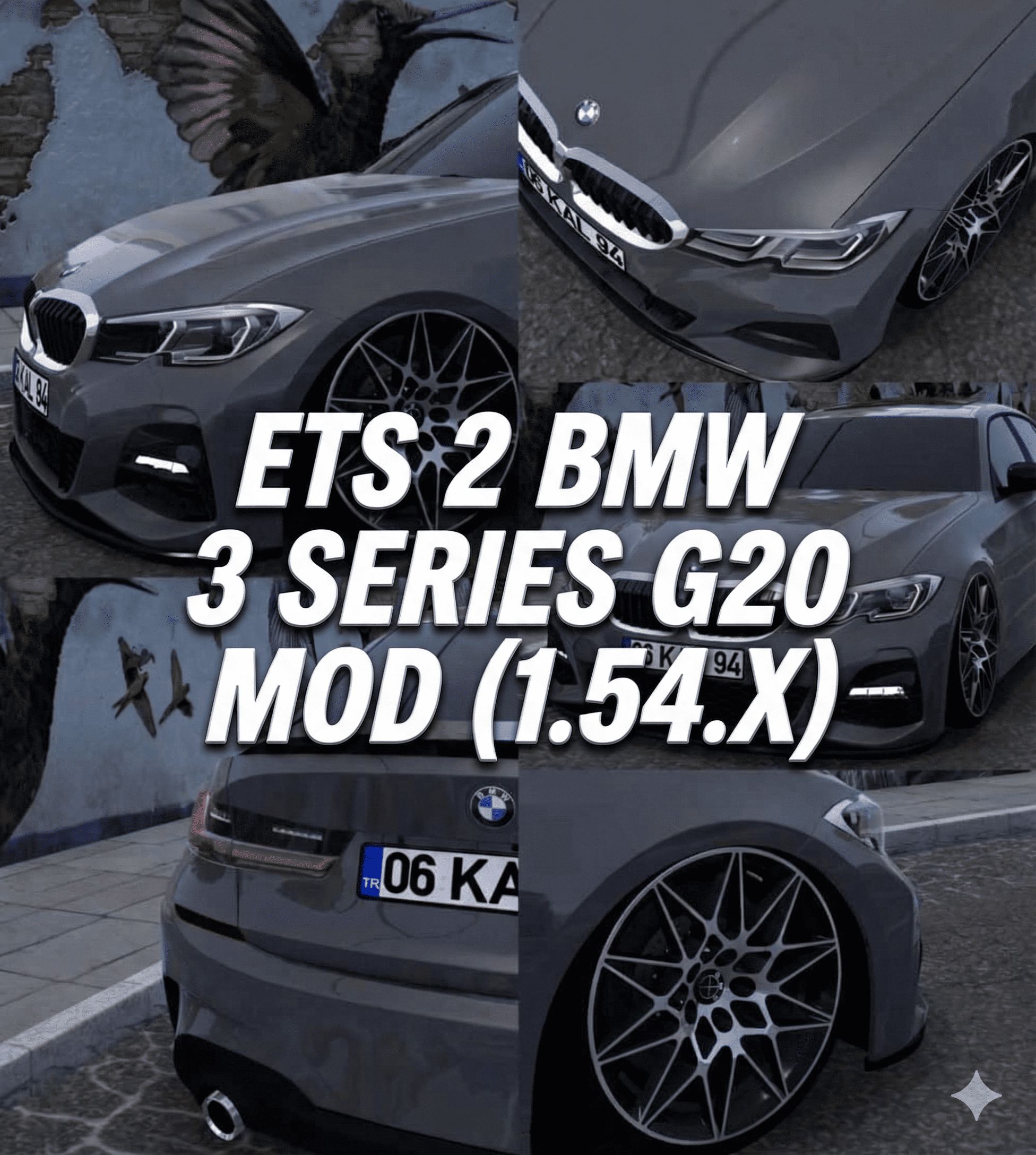 ETS 2 BMW 3 Series G20 Modu İndir – (1.54.x) | Gerçekçi Araba Modu